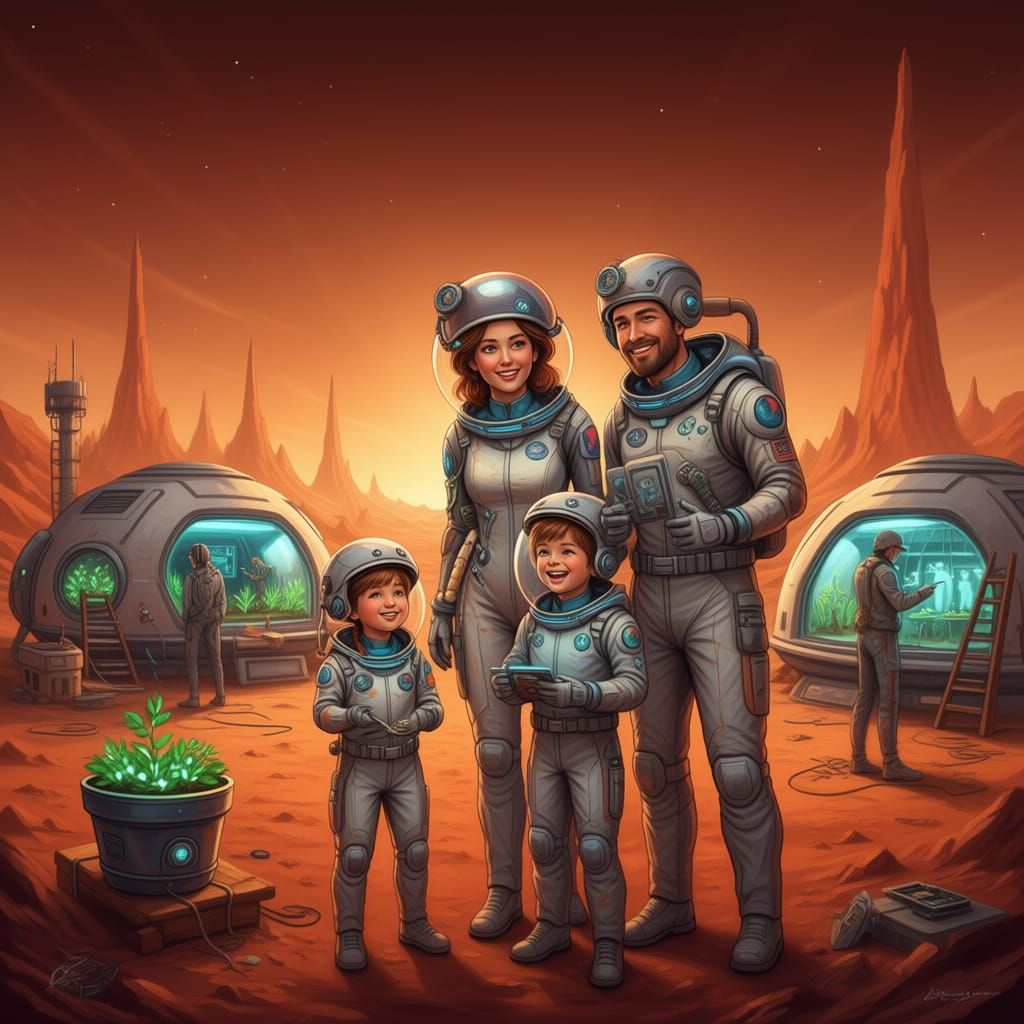 Family Life on Mars: A New Beginning