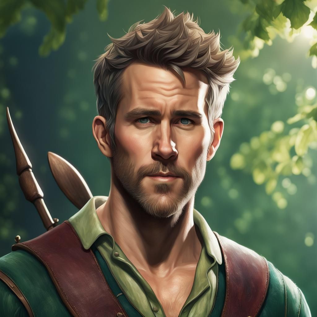 Peter Pan Portrait in Hyperdetailed Digital Art
