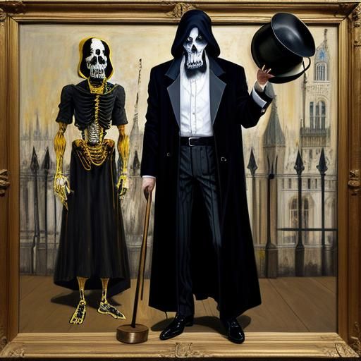 Honey Dripper as Grim Reaper: Surreal Pop Art