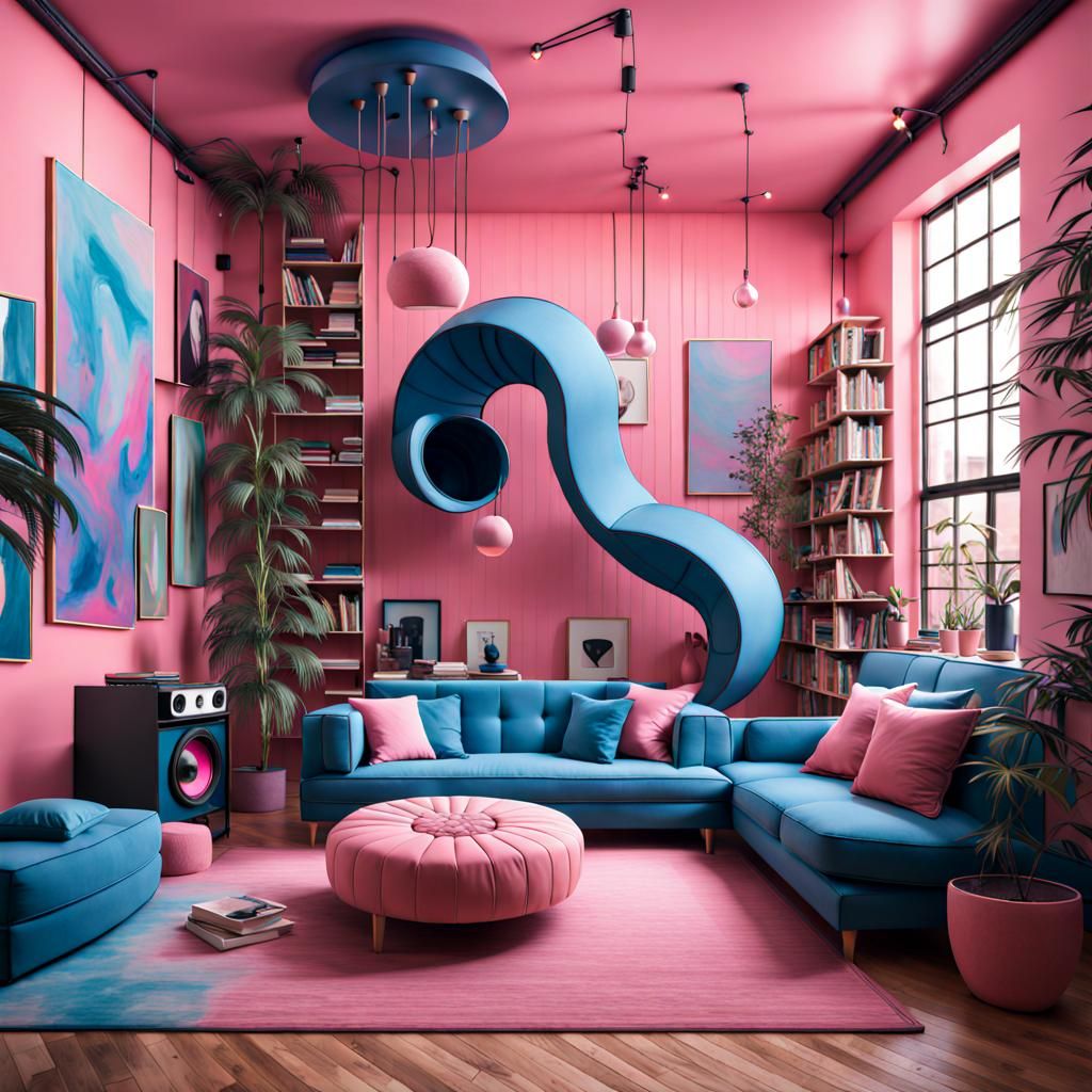 Hostel Concept Art (Music Room)