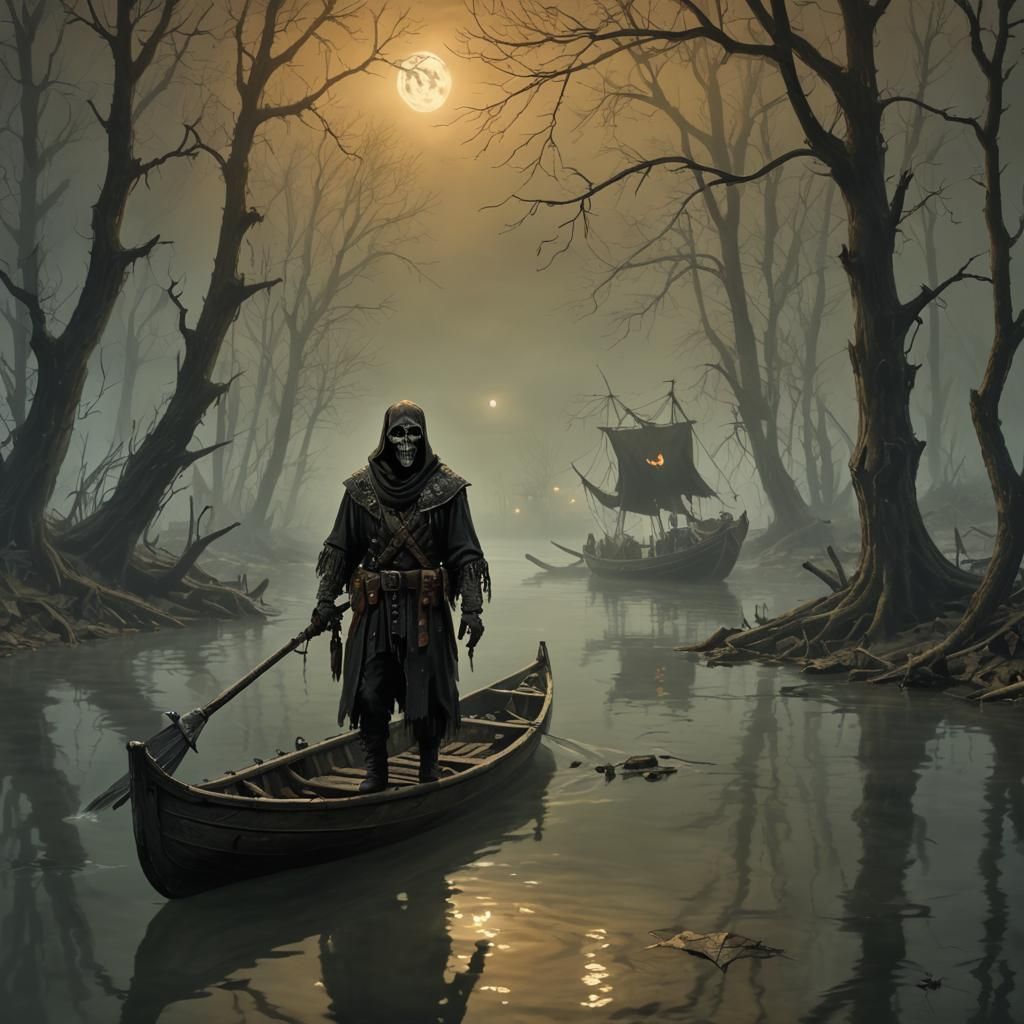 Spooky Raider on the River