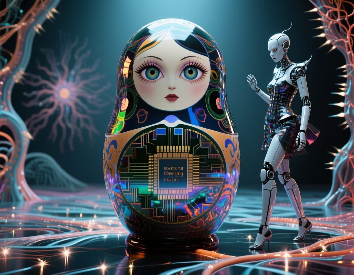 Götterdämmerung 3D  masterpiece wonderland Matryoshka semico...