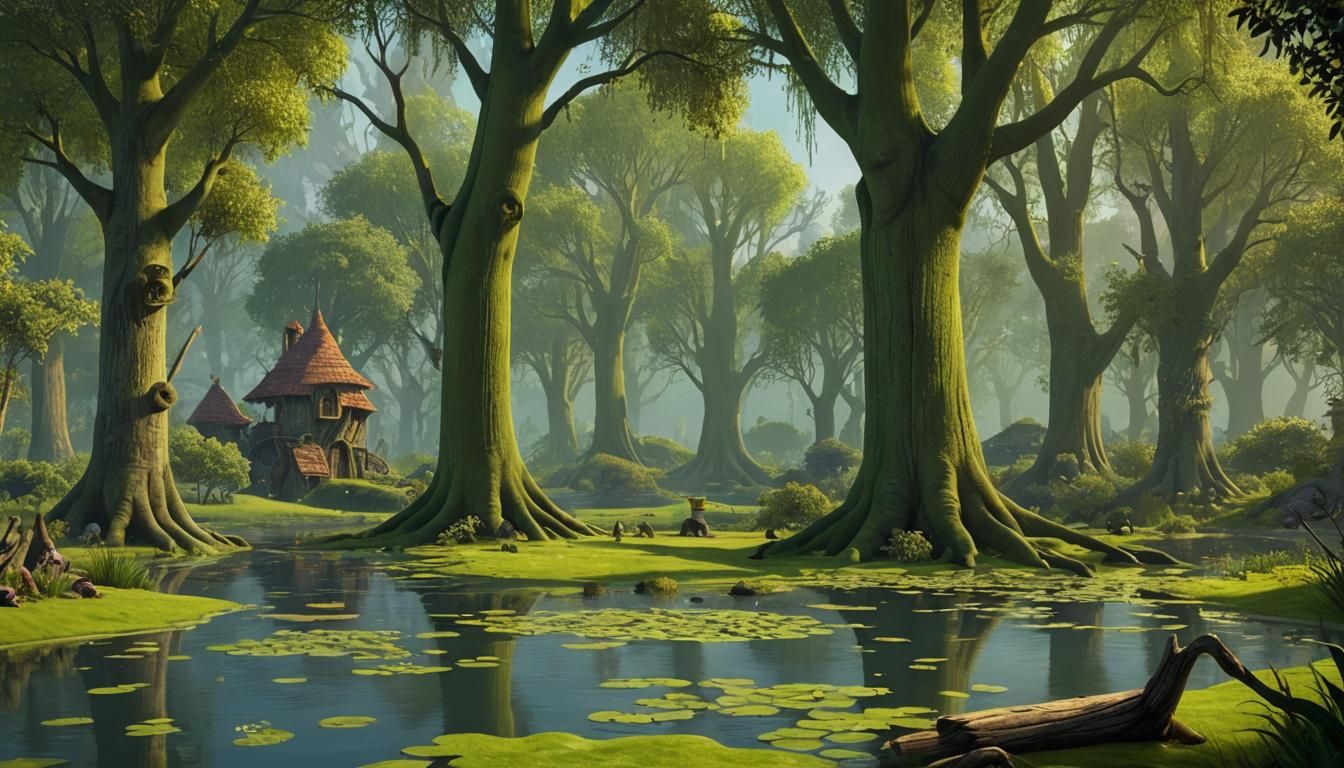 Shrek and Fiona's Swamp Home