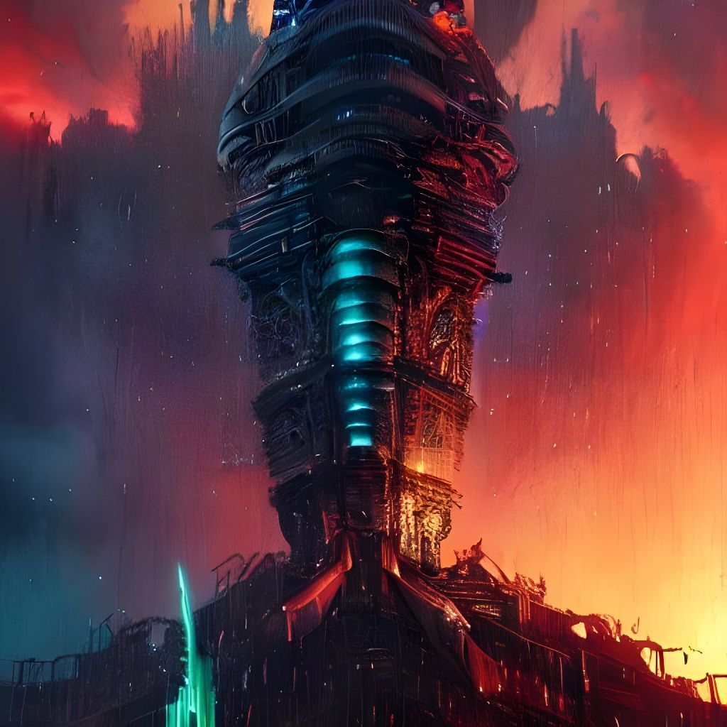 AI Generated Image of a Fort