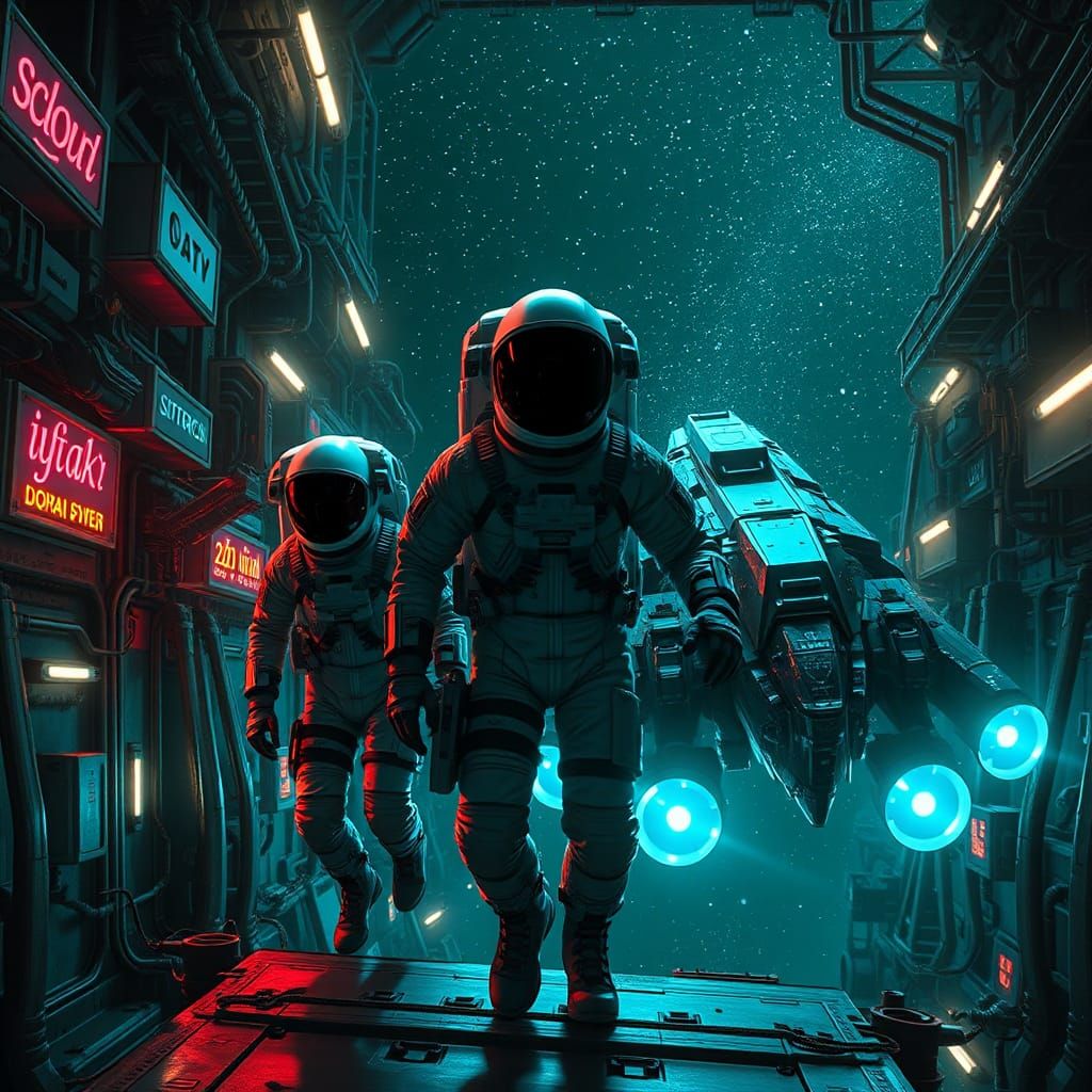 Dystopian Space Station: Astronauts Begin Journey
