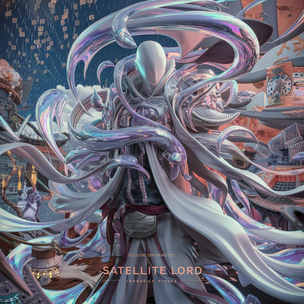 Satellite Lord Concept Art in Anime Style