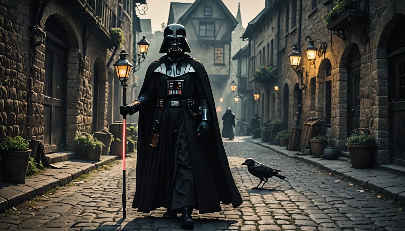 Darth Vader is a medieval Plague Doctor