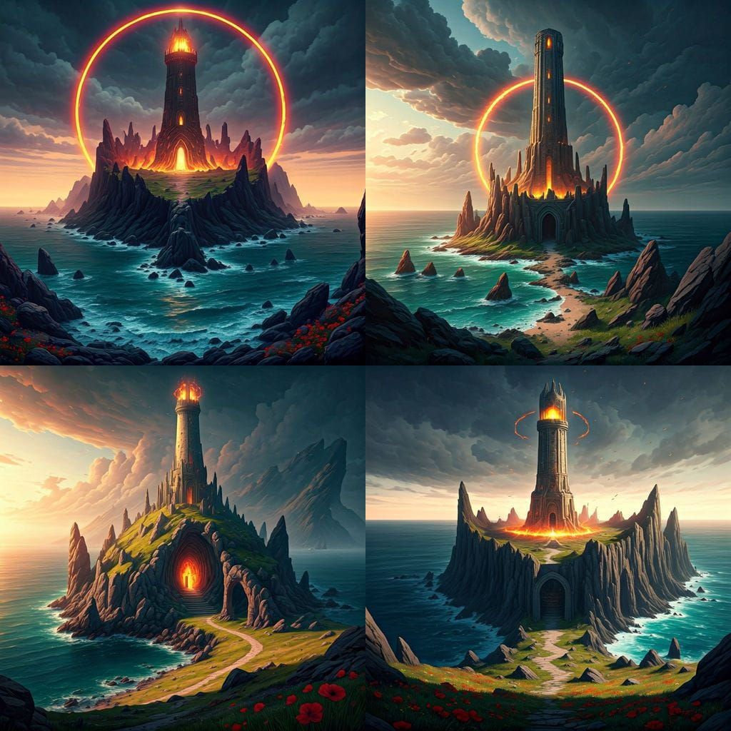 Tower of the Flame Lord on Rocky Island