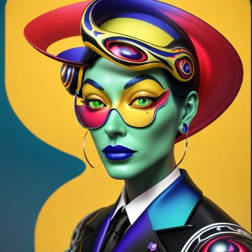 Vibrant Surrealism in Photorealistic CGI