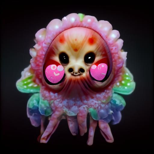 Adorable Kawaii Creature Illustration