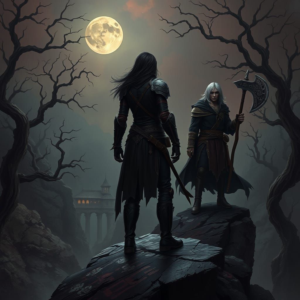 Dark Fantasy Characters in a Twisted, Ancient World