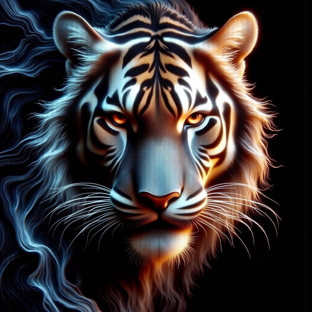 AI Generated Image of a Tiger