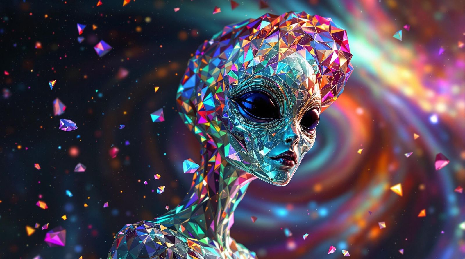 Alien Made of Colors