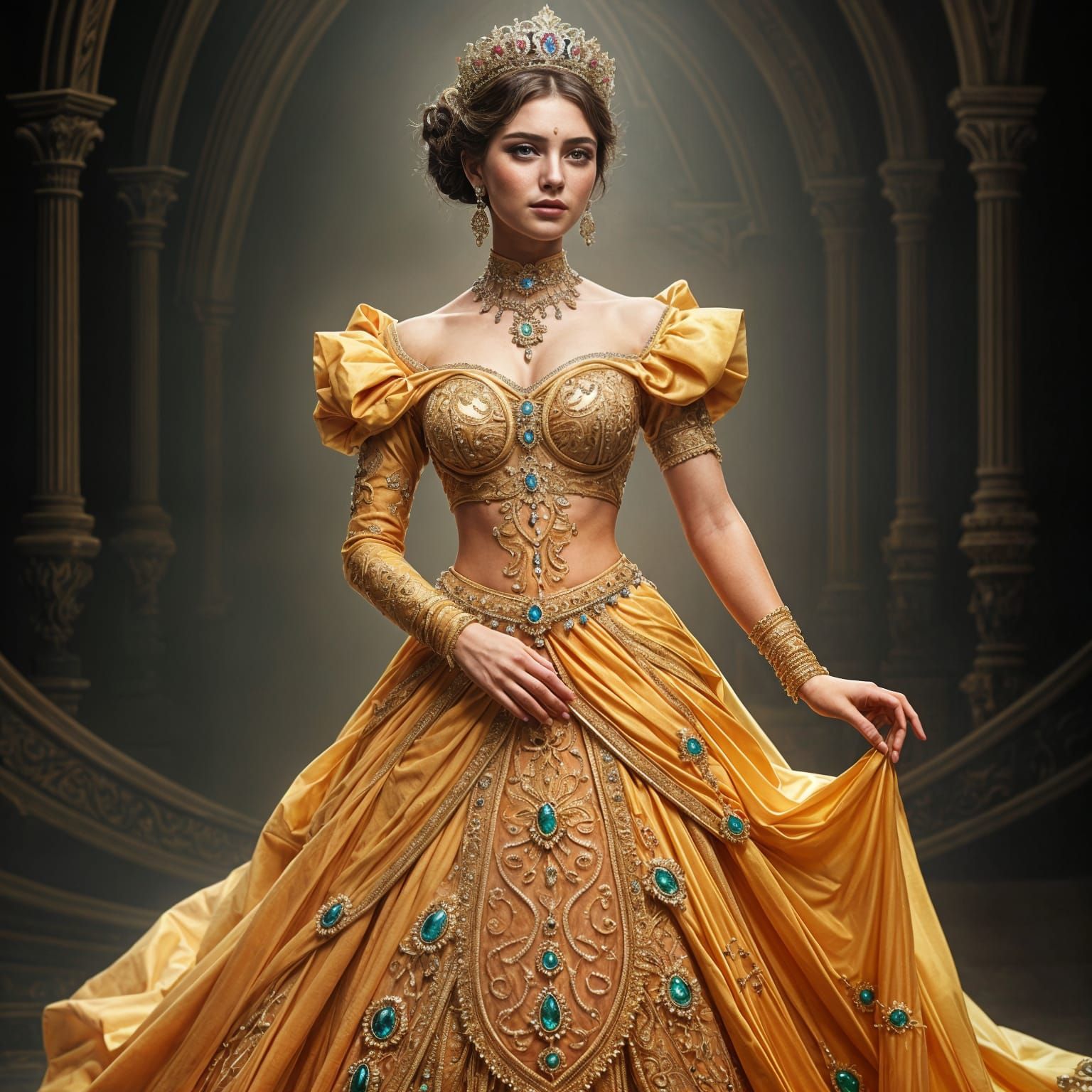 Hyper Realistic Portrait of a Stunning Princess