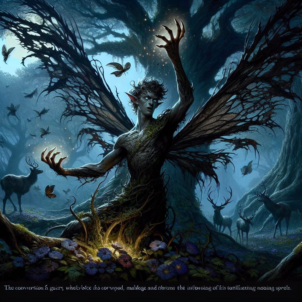 Corrupted Fairy's Dark Transformation in Twilight Forest