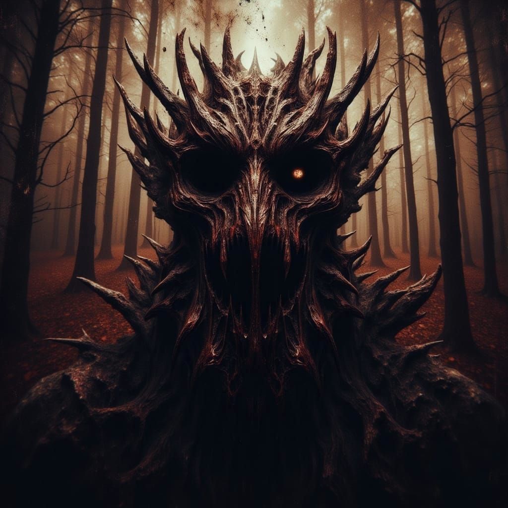 Baroque Surrealist Allegory of Emotional Turmoil