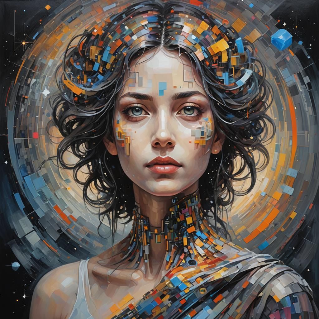 AI Portrait of ChatGPT as Digital Entity