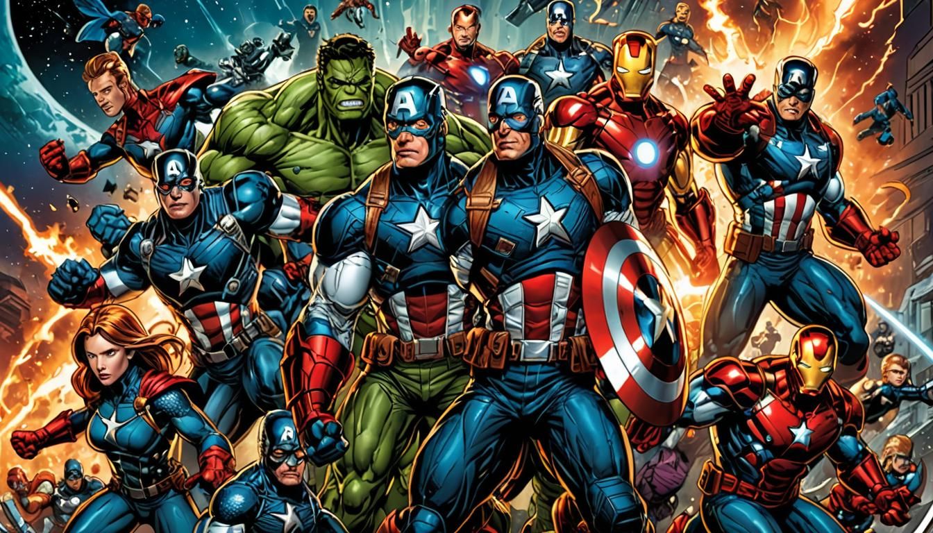 Avengers Comic Book Art by Mark Brooks & Dan Mumford