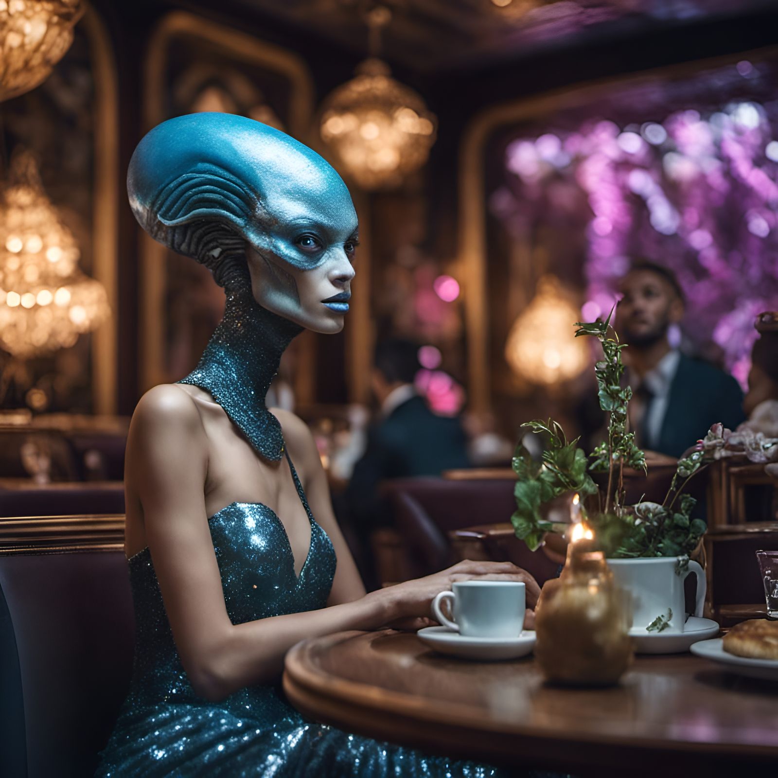 Alien Woman's Coffee Break: Bizarre Magical Realism
