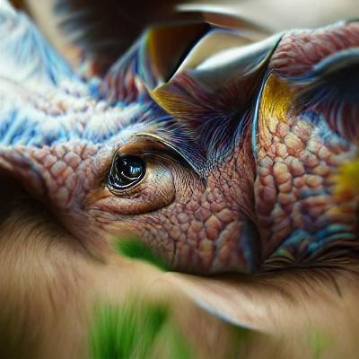 Majestic Triceratops Generated by AI