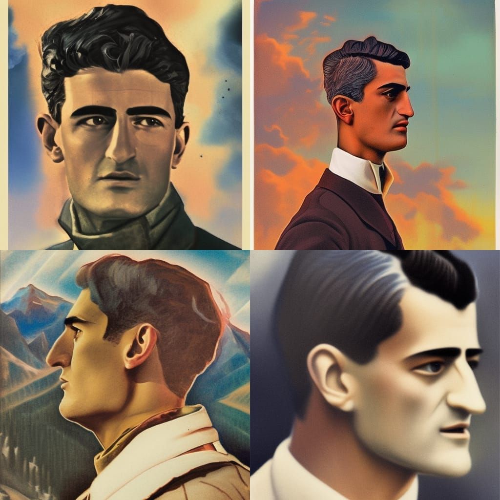 Pier Giorgio Frassati in Mountain Landscape: Hyperrealistic ...