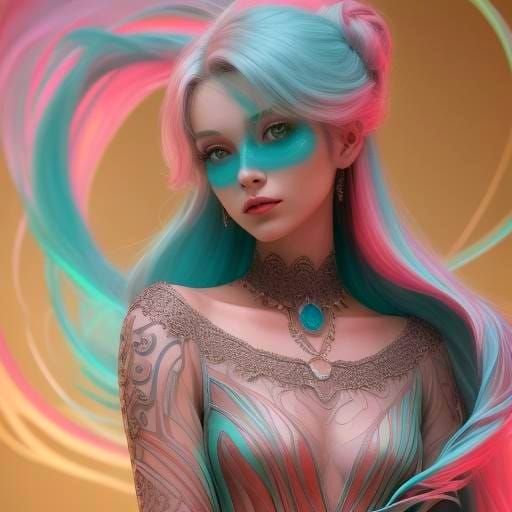 Realistic Portrait of a Woman with Cinematic Lighting