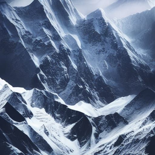 Mysterious Man in the Himalayas: Digital Matte Painting