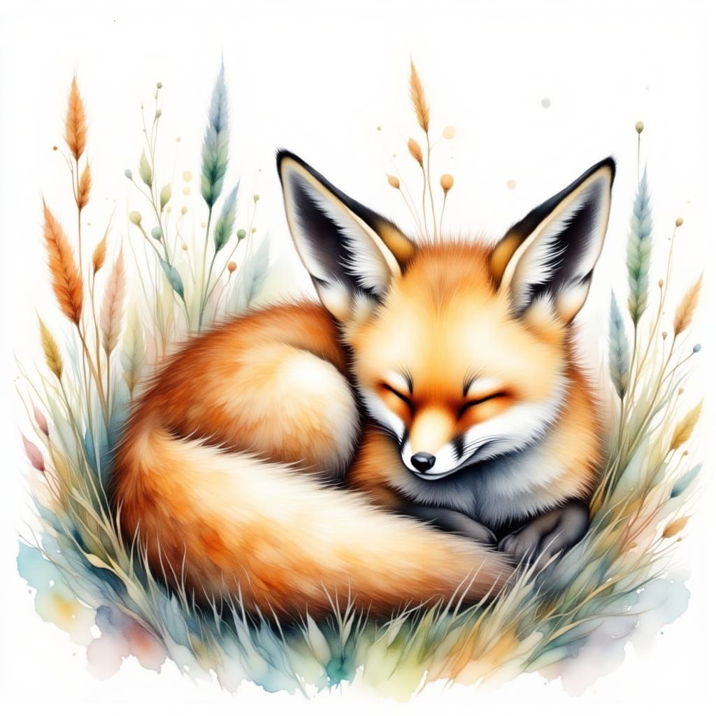 Sleeping Fox