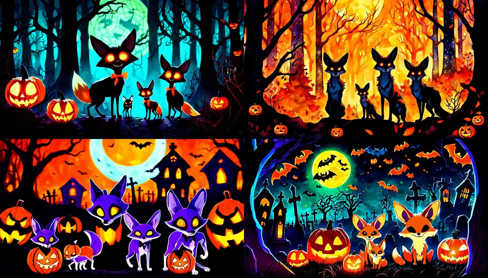 Cartoon Fennec Foxes Star in Halloween Movie