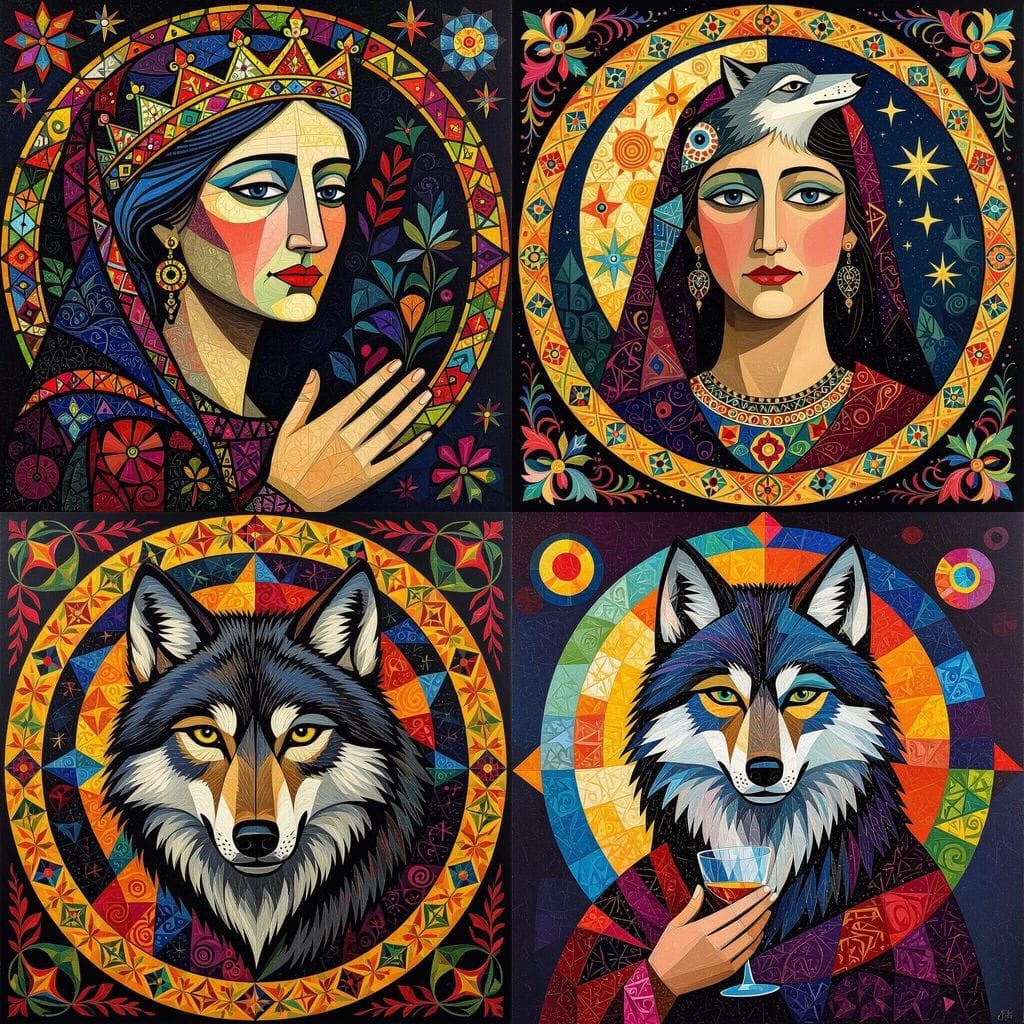 Our mother has been absent/
Ever since we founded Rome/
But there's gonna be a party when the wolf comes home...