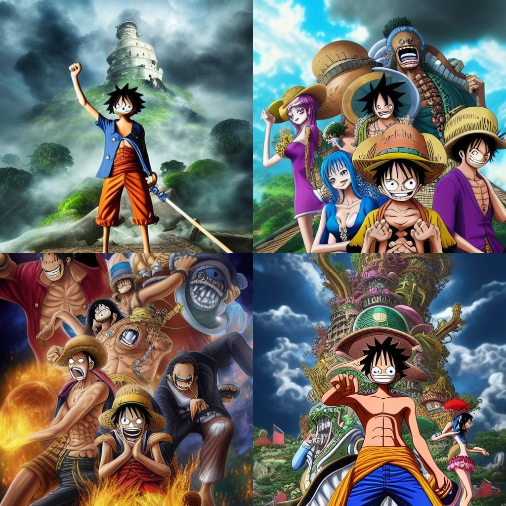 Epic One Piece Digital Matte Painting