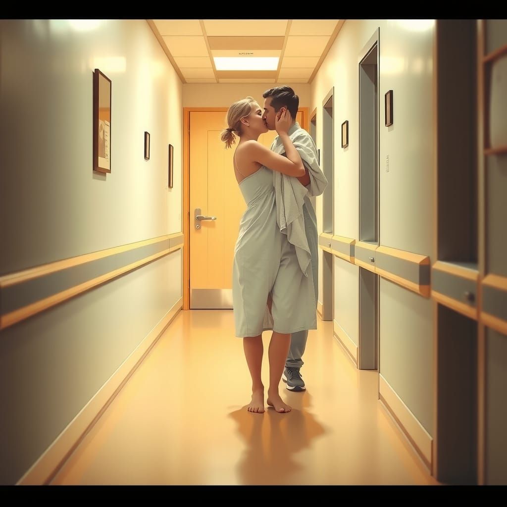 Romantic Hospital Encounter in Style of Audrey Kawasaki