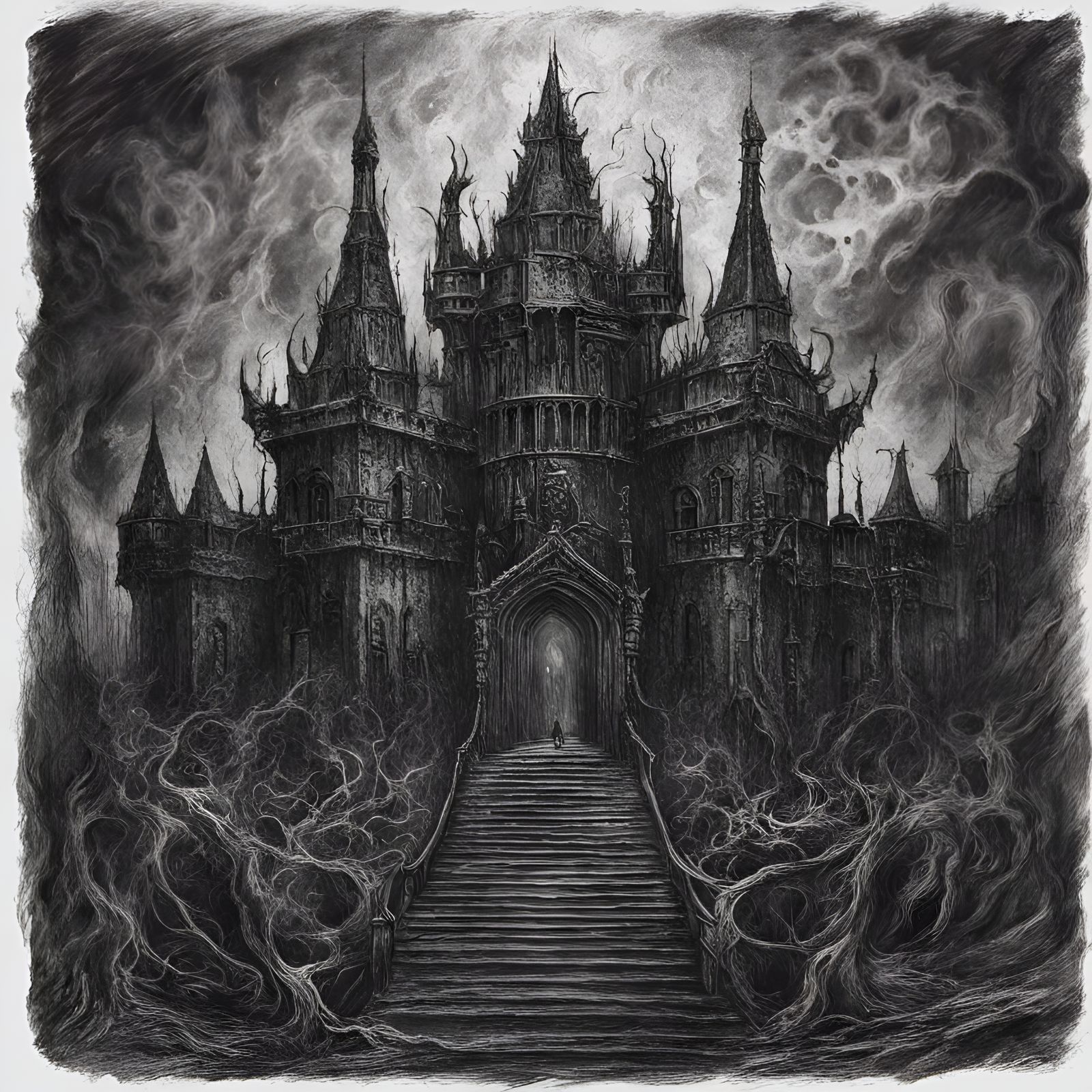 Medieval Demon Castle: Gates of Hell in Black Metal Style