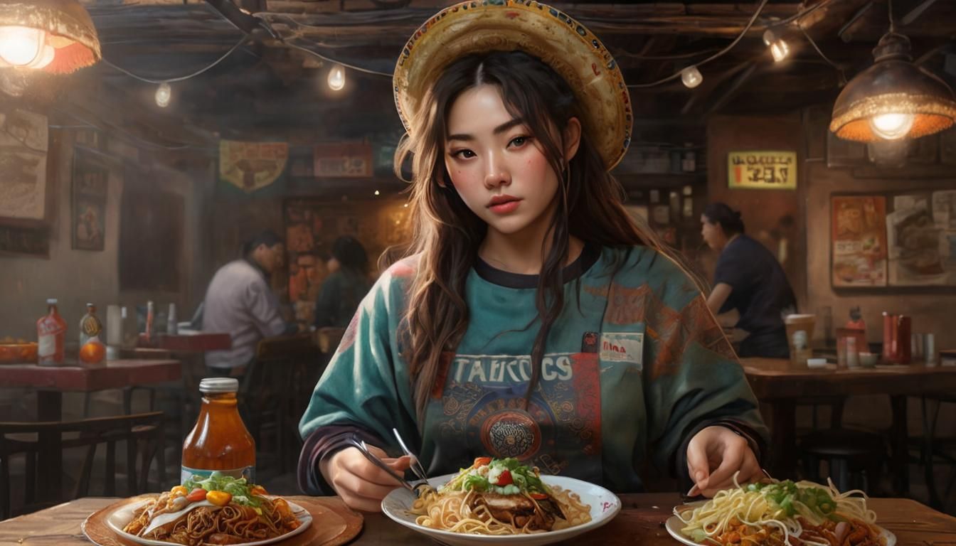 Mexican-Korean Fusion Street Food