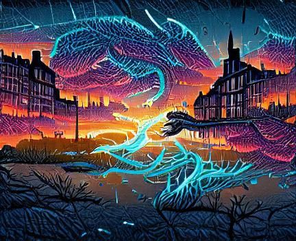 AI Interpretation of Dan Mumford's Style