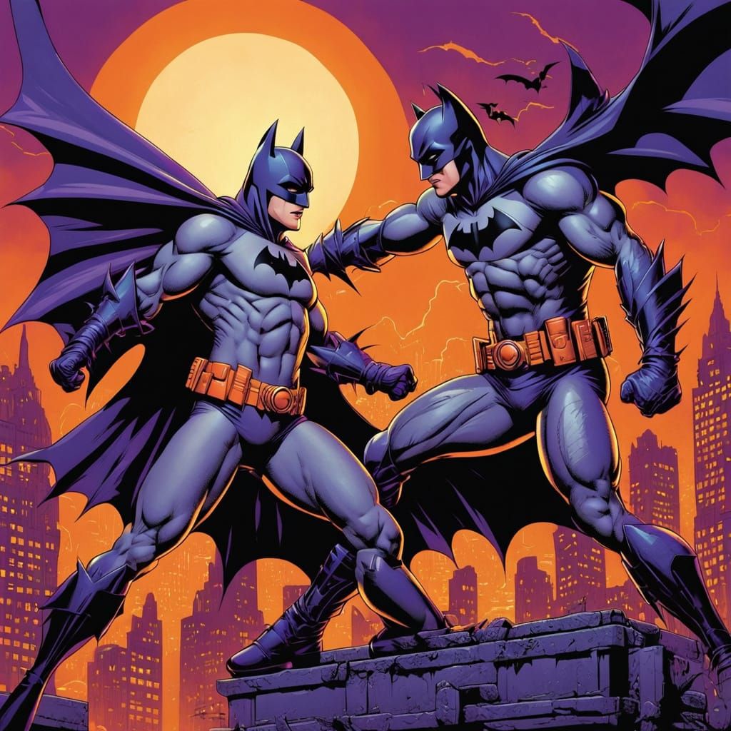 Batman vs. Catwoman: Comic Book Battle