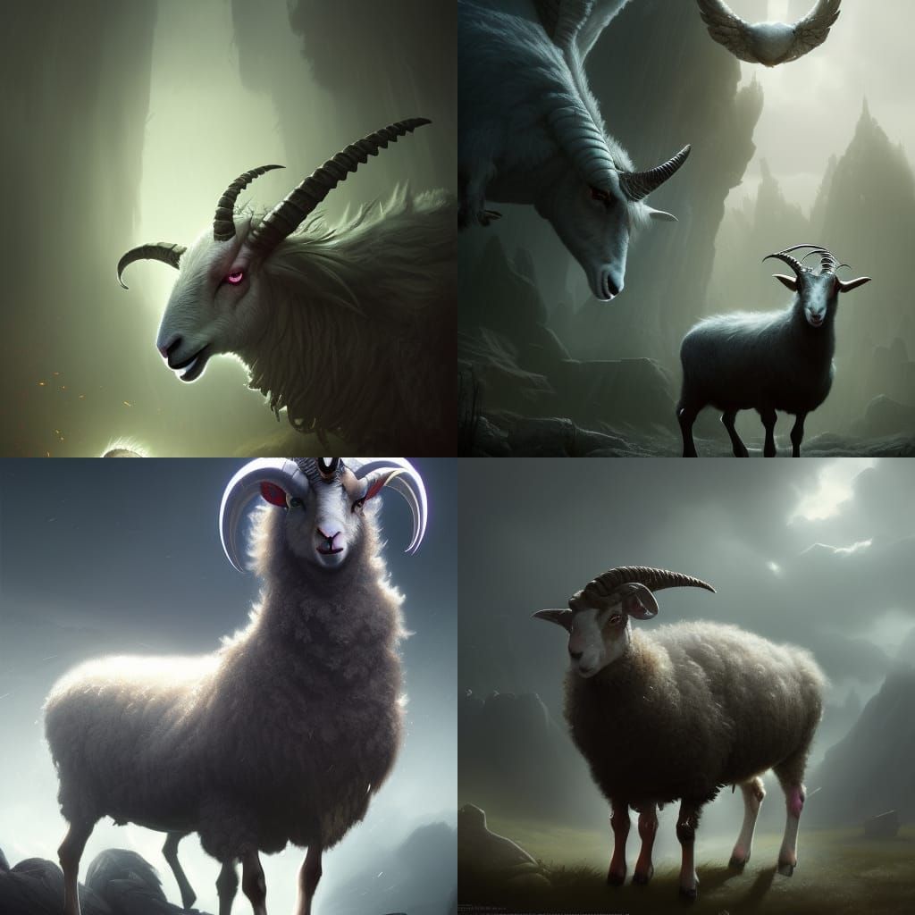 Hybrid Creature: Dark Fantasy Art in 8K