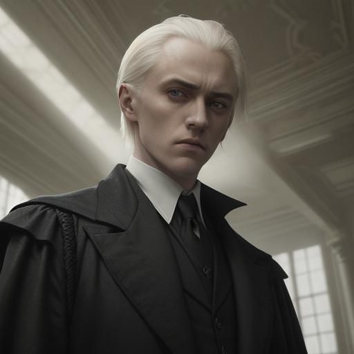 President Draco Malfoy: A Surreal Digital Portrait