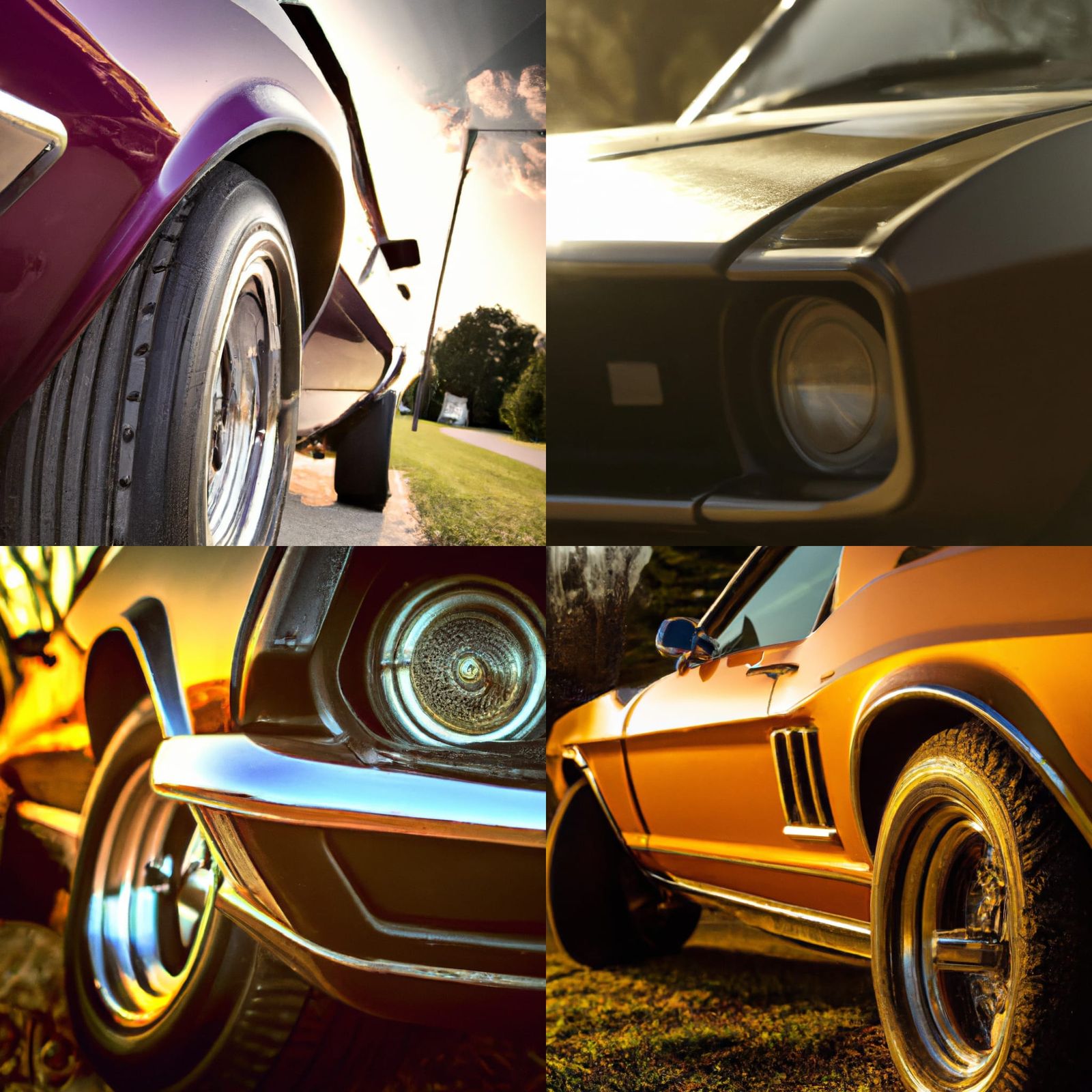 1973 Ford Mustang II Concept Art in 8K