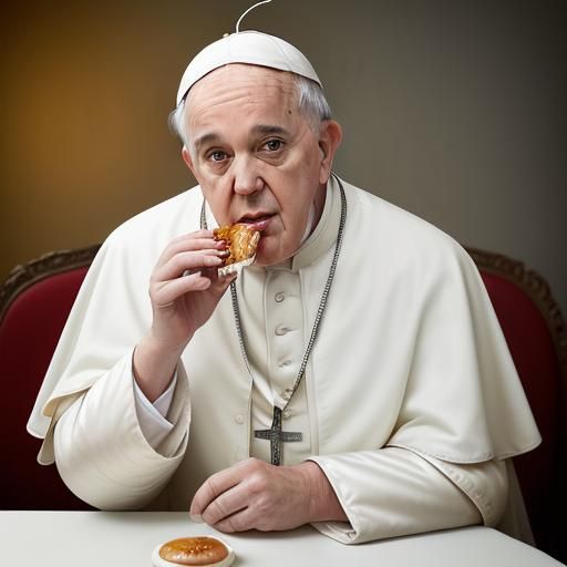 Pope's McDonald's Moment: A Professional Portrait