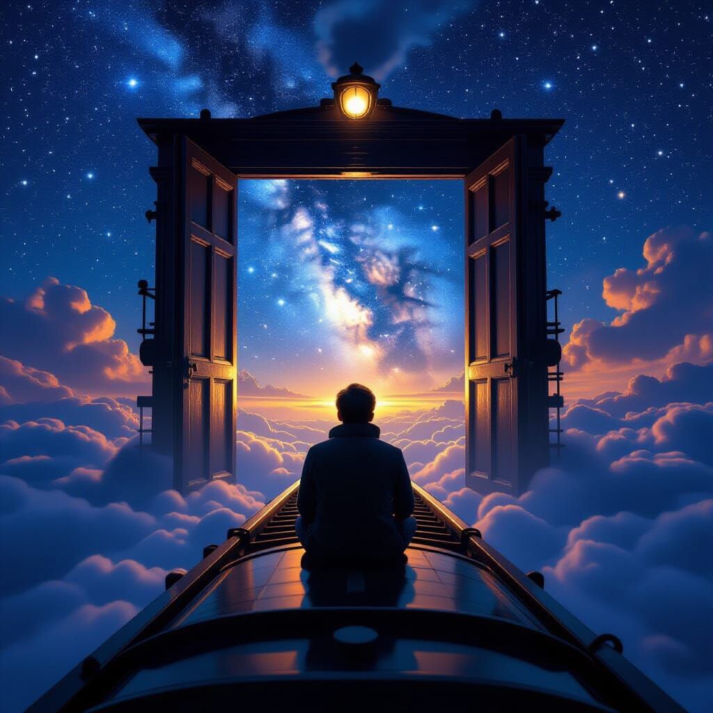 Magical World Unveiled from Classic Train