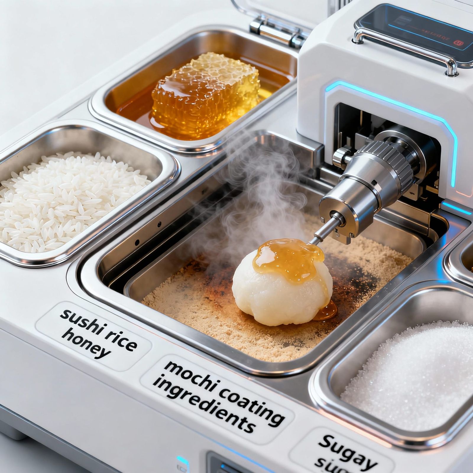 Japanese Mochi Maker Machine Creates Sweet Treats From Scrat...