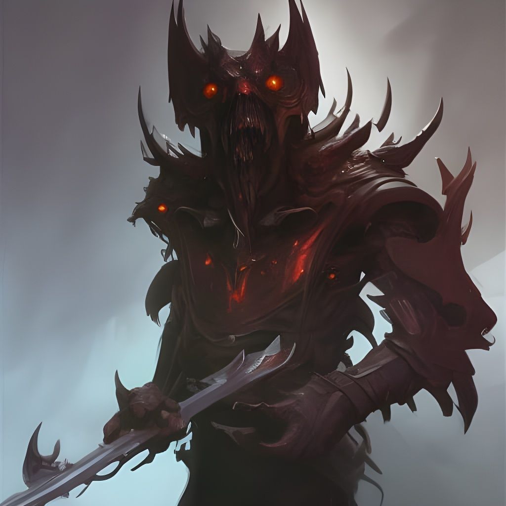 Halloween Mordekaiser Portrait in Hyperdetailed Style