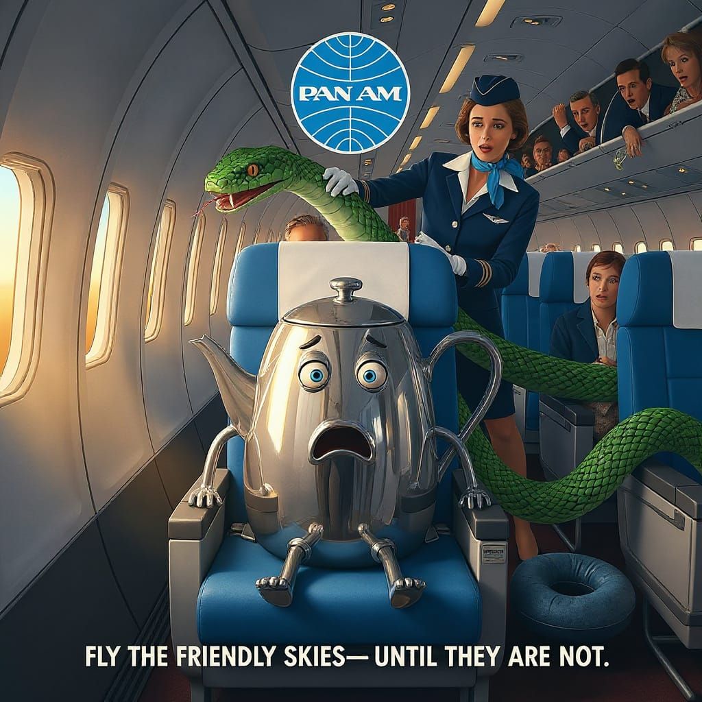 Travel Pillow on the Floor Still Life