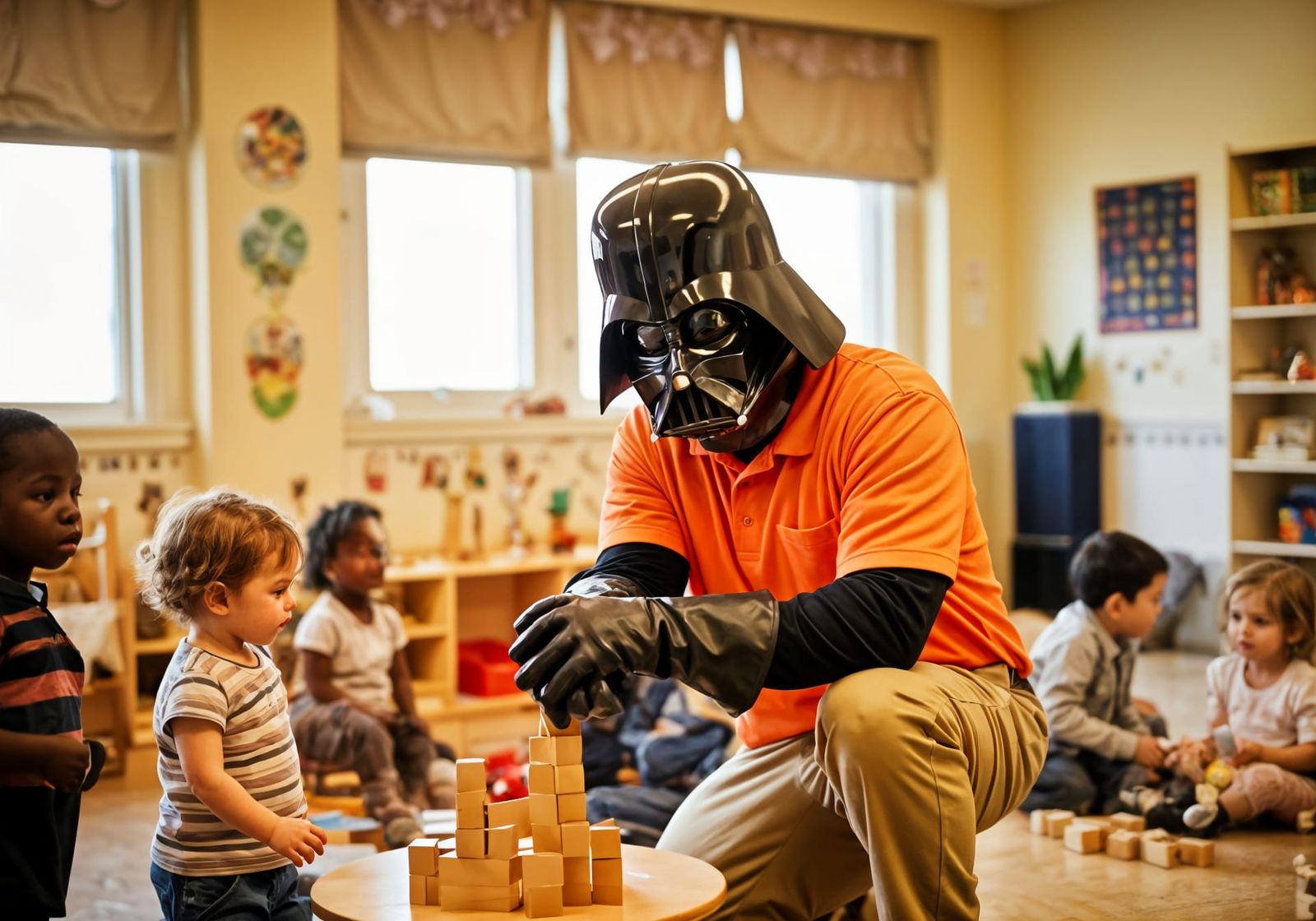 Welcome to Darth Vader's daycare... making peace with the yo...