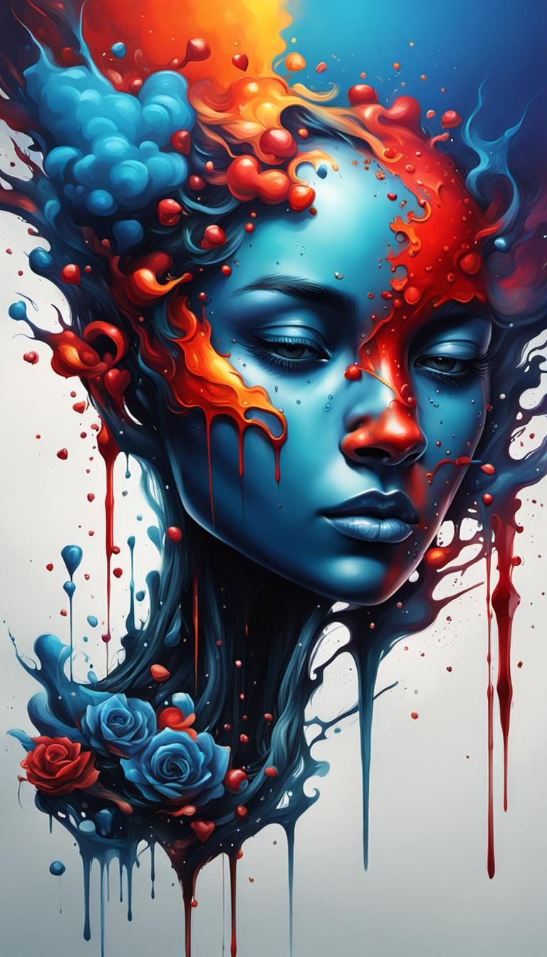 Contrasting Colors Show Depth of Love