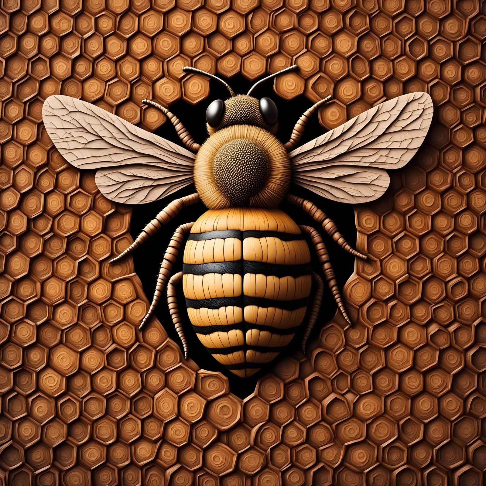 Wooden Bee