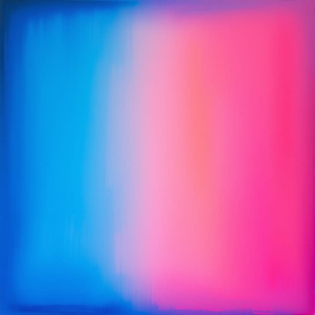 Abstract Gradient in the Style of Color Field Painting