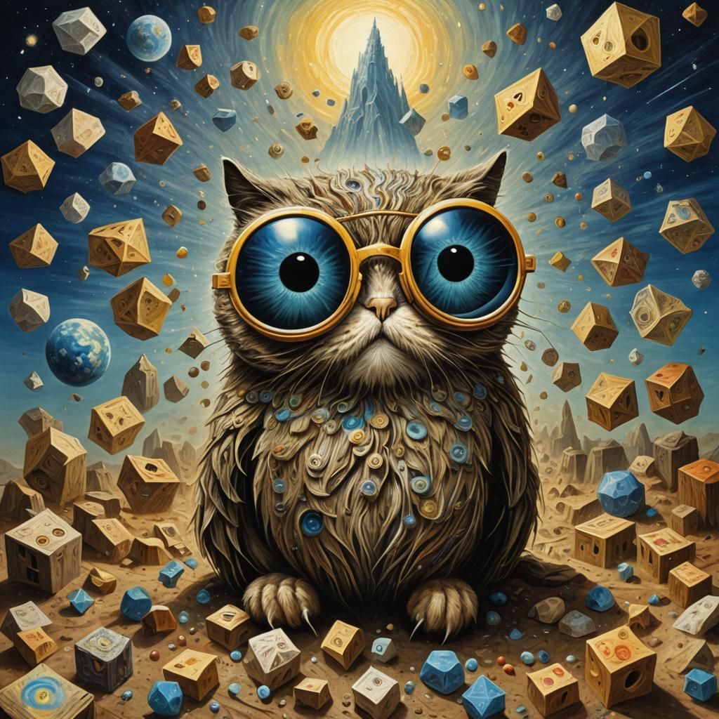 Surreal Super Car with Mystical Elements