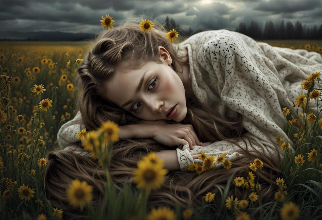 Beautiful Alien with Glazed Skin, Photorealistic Art